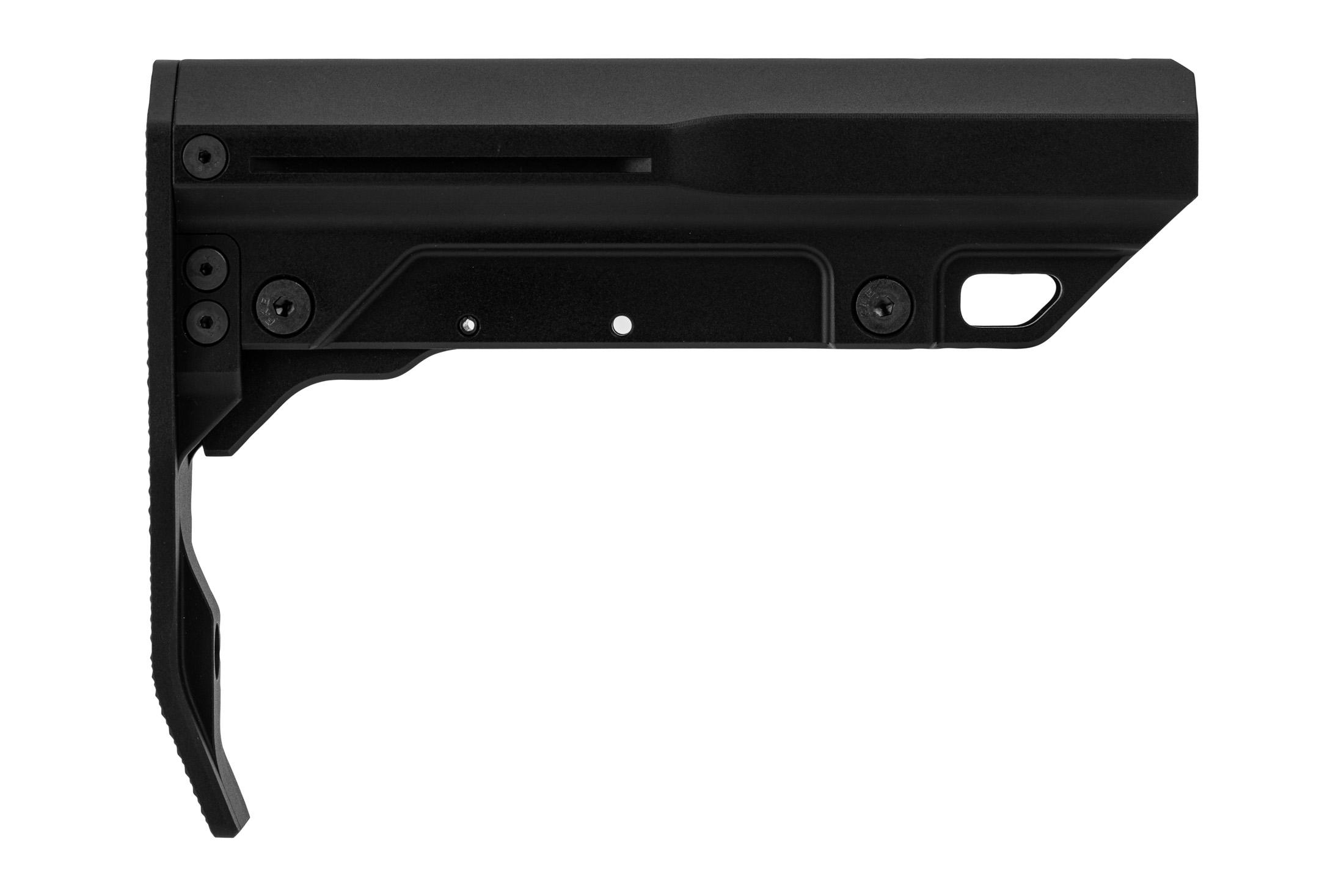 Mission First Tactical Stock, Black, Aluminum - BMSMILMTLBL